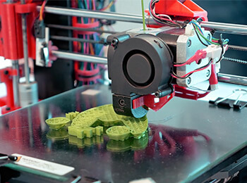 3D-Drucker, gedruckte Komponenten in Luftfahrt- und die Automobilbranche